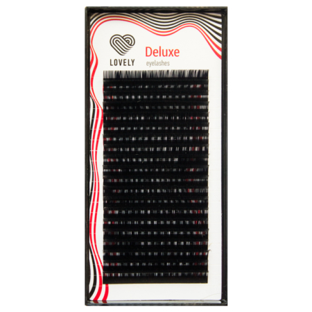 Black lashes Lovely "Deluxe" - 20 lines
